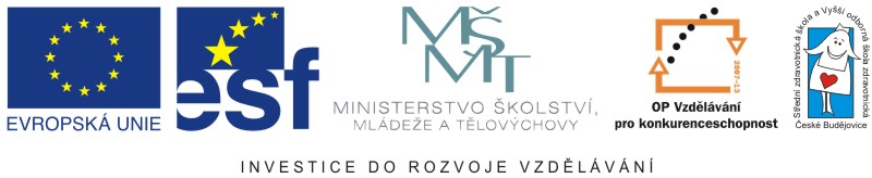 Investice do rozvoje vzdělávání - logo