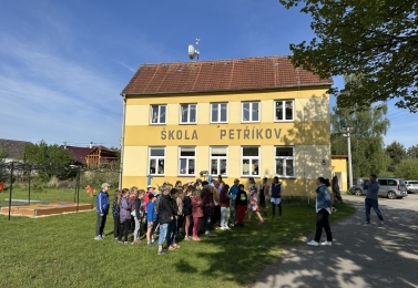 Školení první pomoci na ZŠ v Petříkově