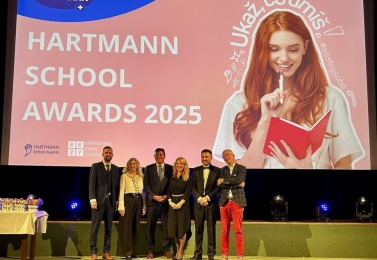 Slavnostní vyhlášení výsledků soutěže Hartmann School Awards 2025