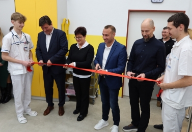 Otevření nového simulačního centra péče o pacienta na naší škole
